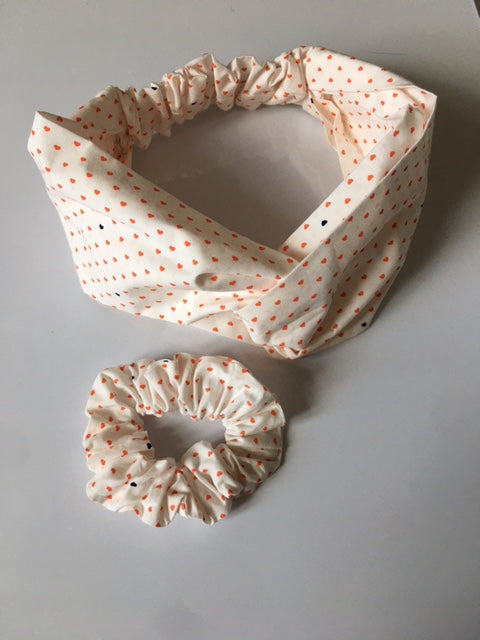 Bandeau pour cheveux et chouchou