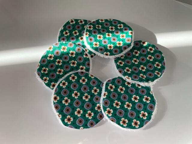 Coton lavables rond fait main