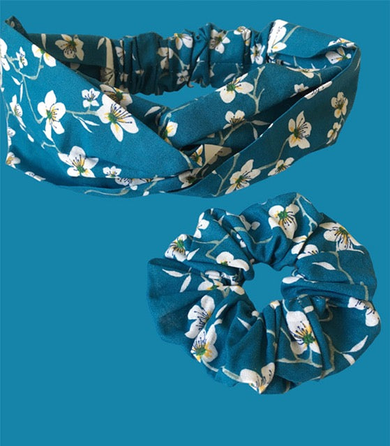 Bandeau pour les cheveux et chouchou