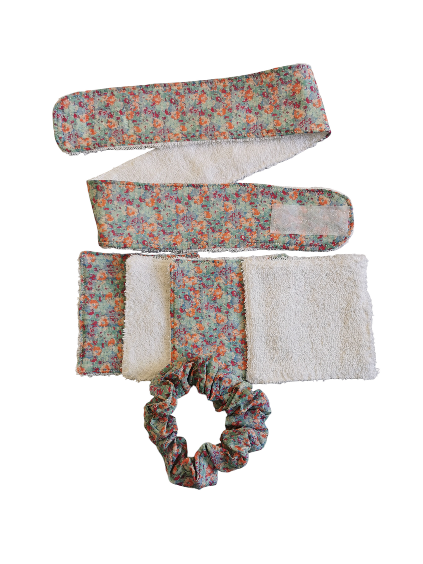 Lot de lingettes démaquillantes et accessoires pour les cheveux